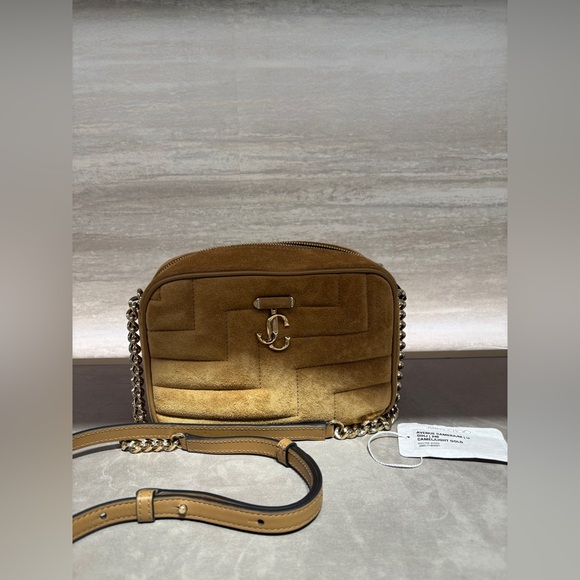 Jimmy choo suede leather camera bag - Picture 1 of 7